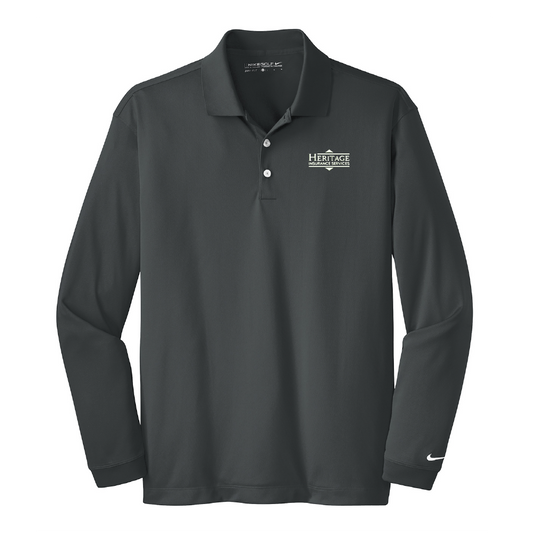 HI212. Nike Long Sleeve Dri-FIT Stretch Tech Polo