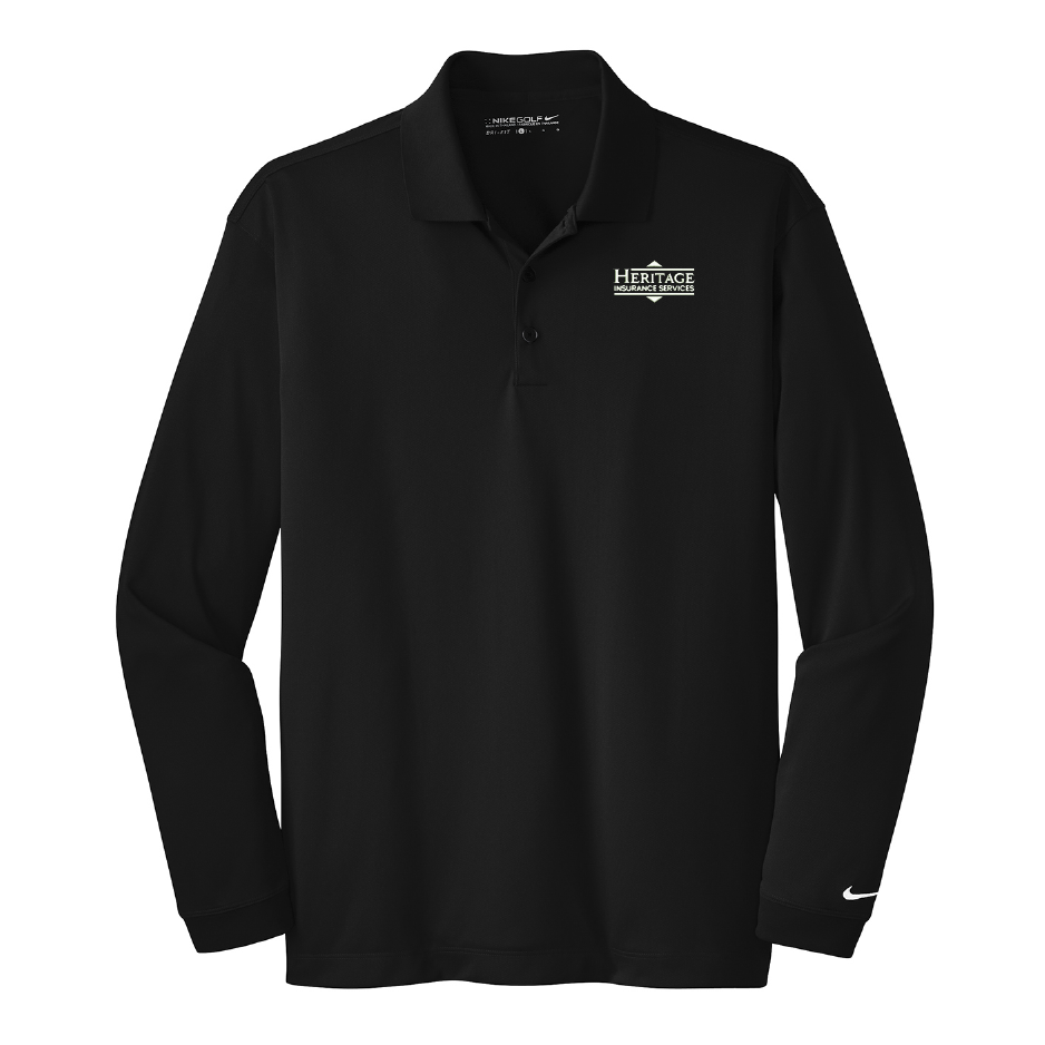 HI212. Nike Long Sleeve Dri-FIT Stretch Tech Polo