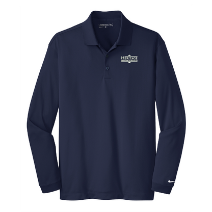 HI212. Nike Long Sleeve Dri-FIT Stretch Tech Polo