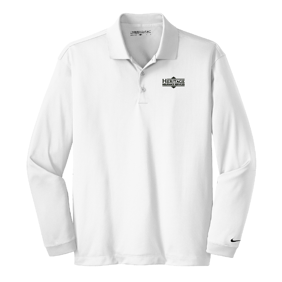 HI212. Nike Long Sleeve Dri-FIT Stretch Tech Polo