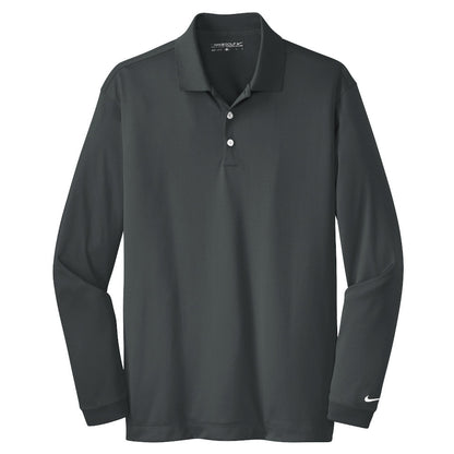 HPI214. Nike Long Sleeve Dri-FIT Stretch Tech Polo
