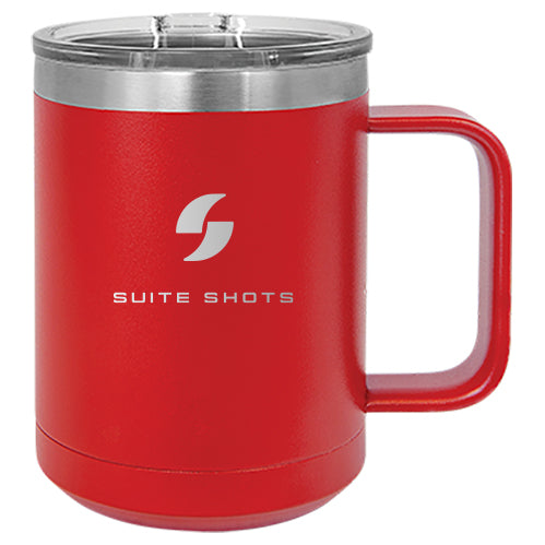 SST500. 15oz Polar Camel Handled Insulated Mug