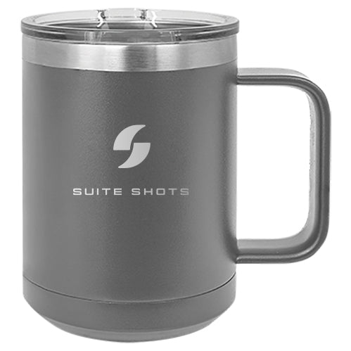 SST500. 15oz Polar Camel Handled Insulated Mug