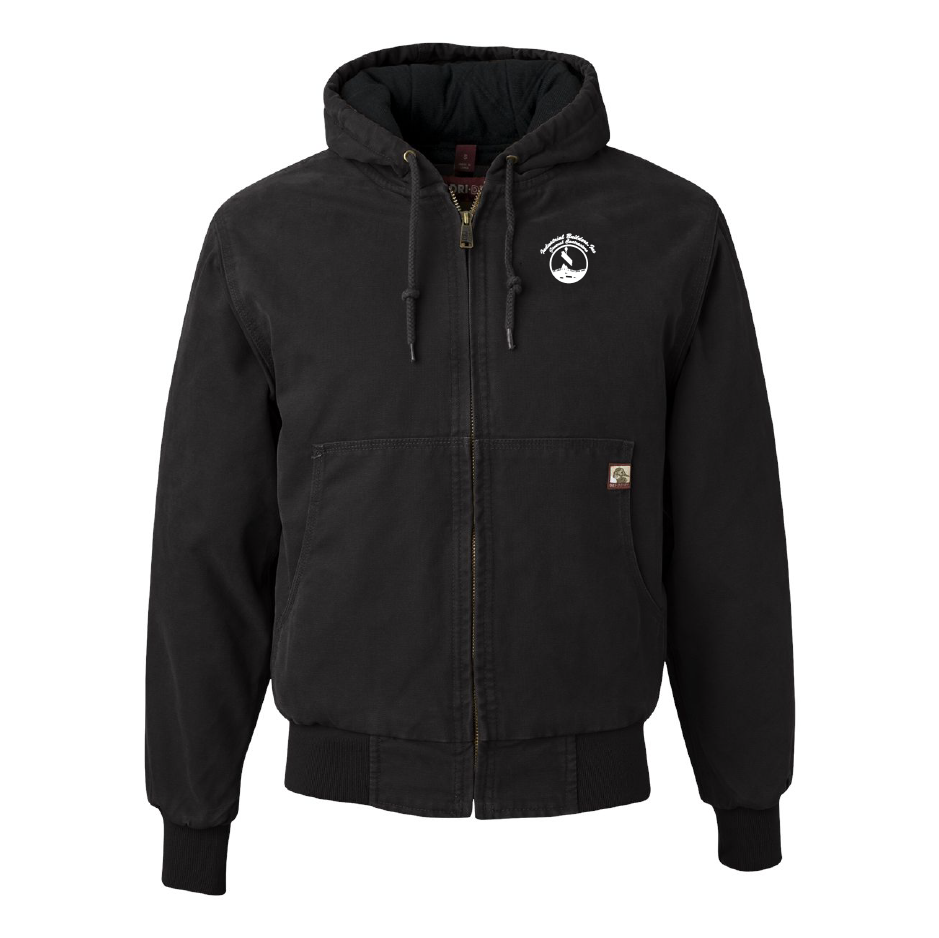 IBI403. Dri Duck Men's Hooded Boulder Cloth Jacket