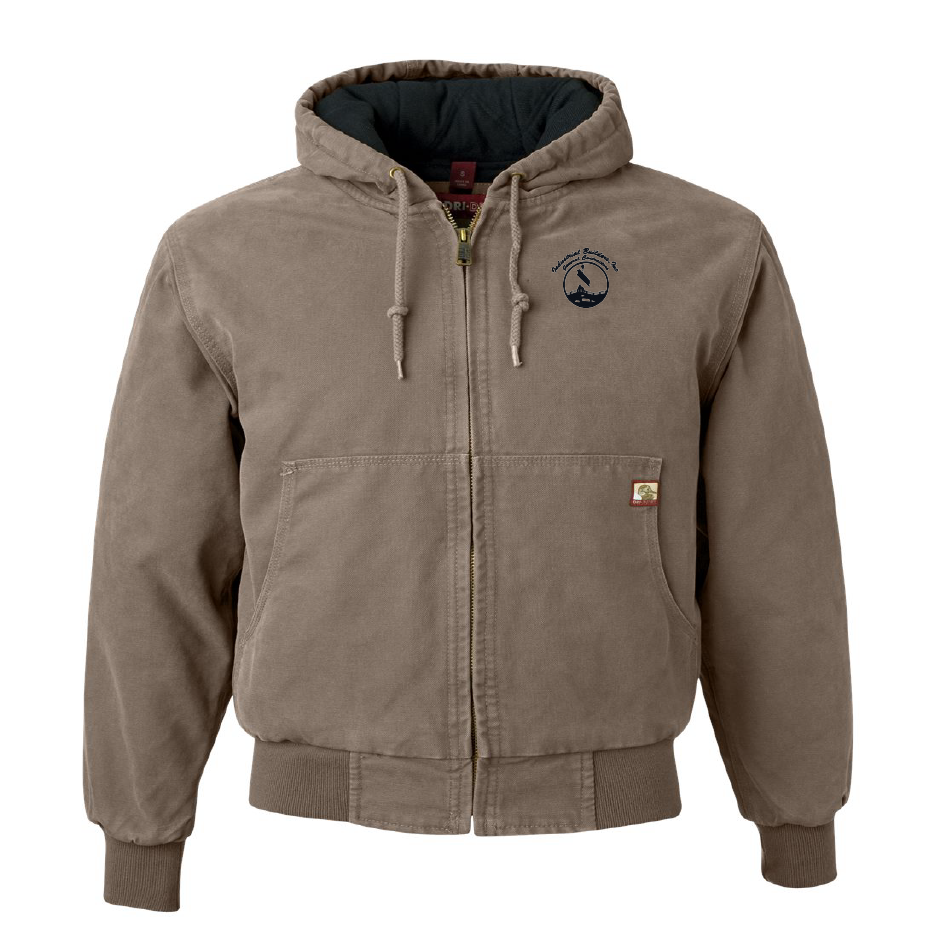 IBI403. Dri Duck Men's Hooded Boulder Cloth Jacket