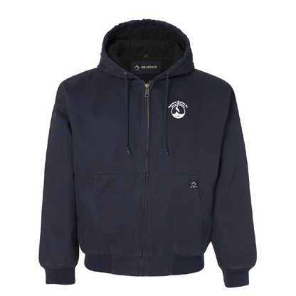 IBI403. Dri Duck Men's Hooded Boulder Cloth Jacket