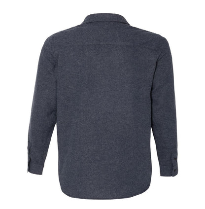 WYS117. Burnside Long Sleeve Solid Flannel Shirt