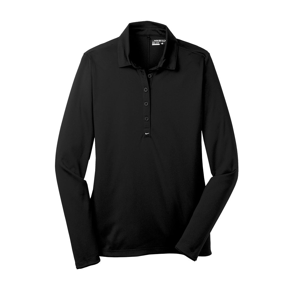 BWW205.  Nike Ladies Long Sleeve Dri-FIT Stretch Tech Polo