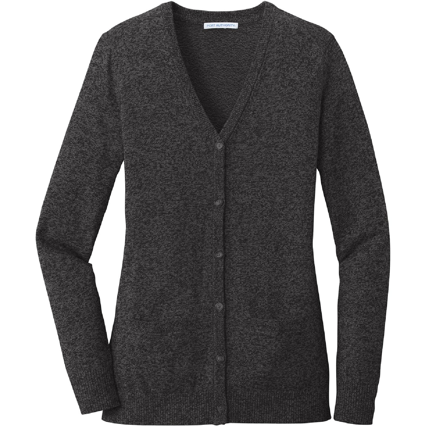 BYTE111. Women's Port Authority® Marled Cardigan Sweater