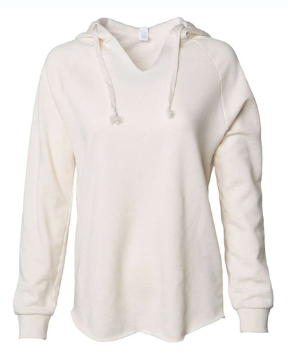 XA210. Independent Trading Co. - Women’s Lightweight California Wave Wash Hooded Sweatshirt