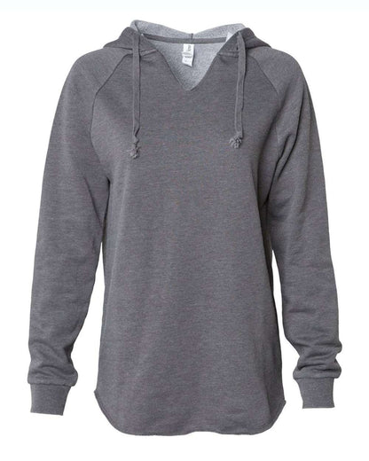 TSUS216. Independent Trading Co. - Women’s Lightweight California Wave Wash Hooded Sweatshirt