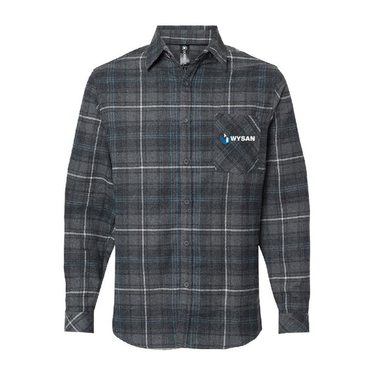 WYS224. Burnside Open Pocket Flannel Shirt