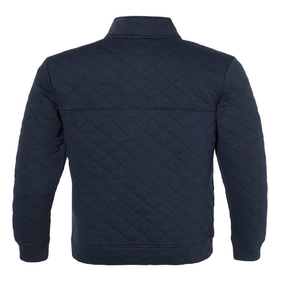 MAW218. Quilted Snap Pullover J America Quilted Snap Pullover