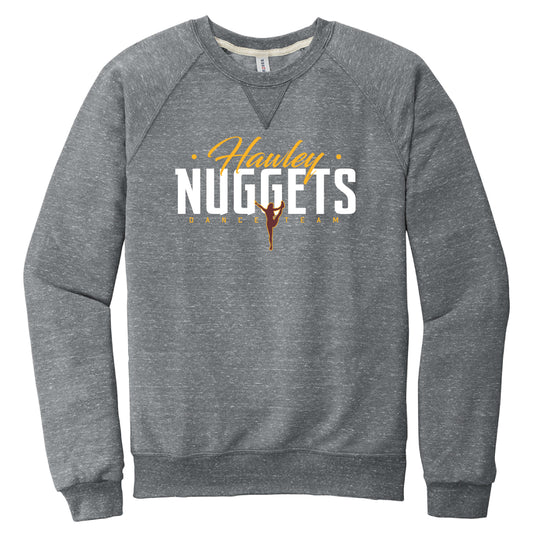 HDT314. JERZEES ® Snow Heather French Terry Raglan Crew