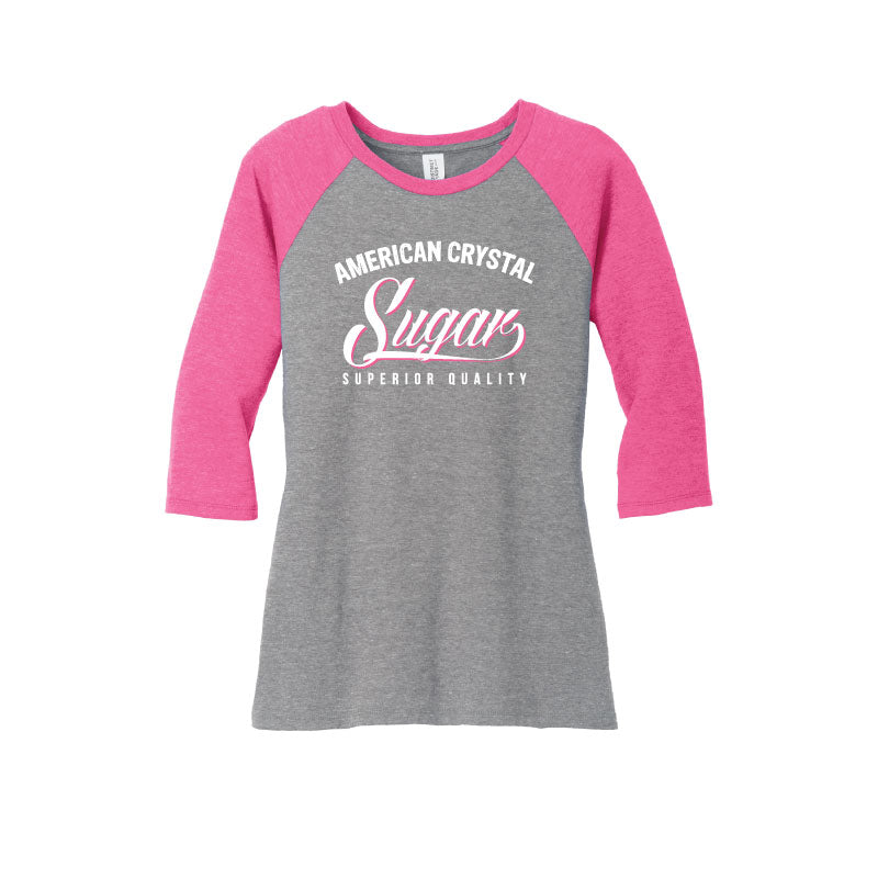 ACS104. Women’s 3/4-Sleeve Raglan