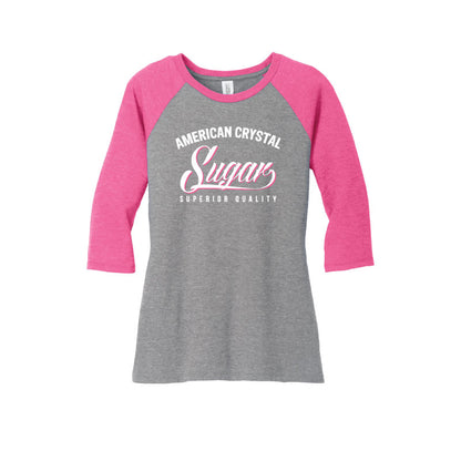 ACS104. Women’s 3/4-Sleeve Raglan
