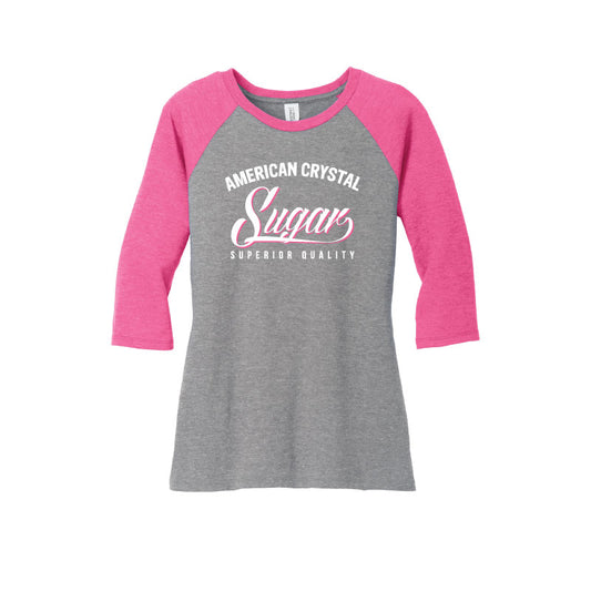ACS104. Women’s 3/4-Sleeve Raglan