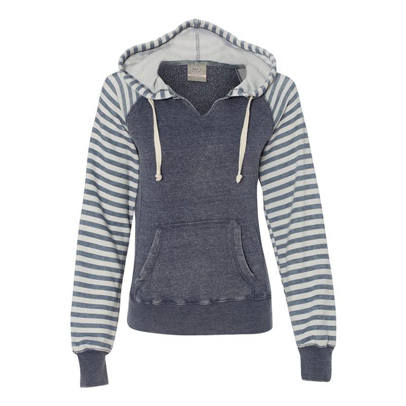 ACS116. Women's Fleece Sanded Piper Hooded Sweatshirt