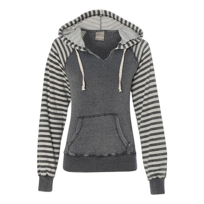 ACS116. Women's Fleece Sanded Piper Hooded Sweatshirt
