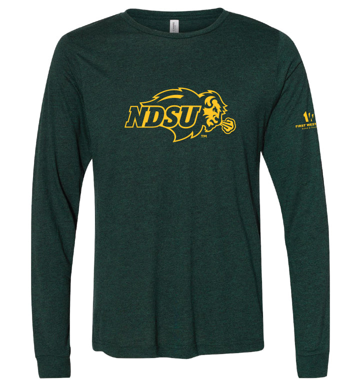 NDSUFW302. Unisex BELLA + CANVAS  Jersey Long Sleeve Tee