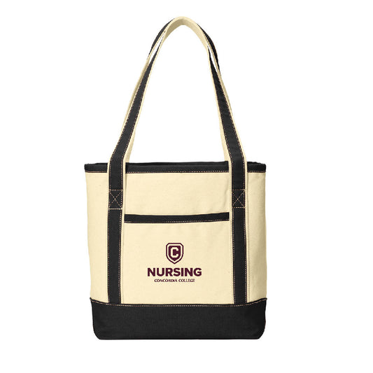 CCN200 Port Authority® Medium Cotton Canvas Boat Tote