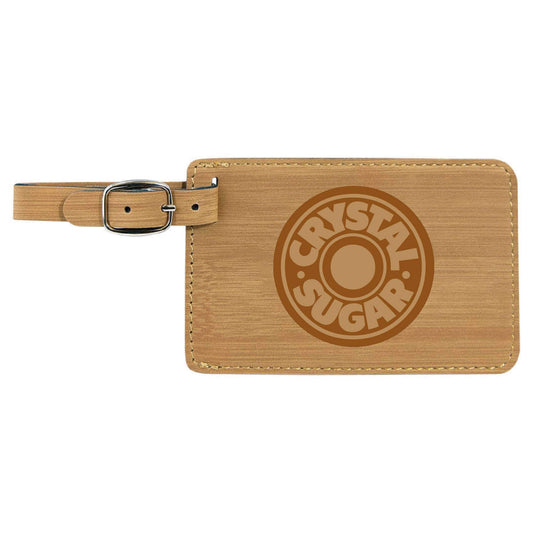 ACS551. Leatherette Luggage Tag