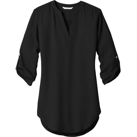 RDOT119. Women's Port Authority® 3/4-Sleeve Tunic Blouse