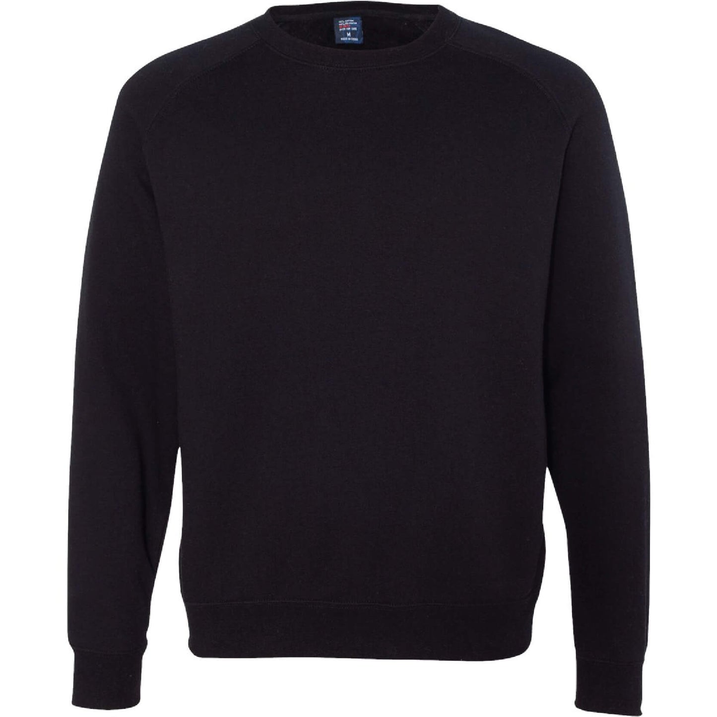 GC130. Men's Independent Trading Co. Fitted Raglan Crewneck Sweatshirt