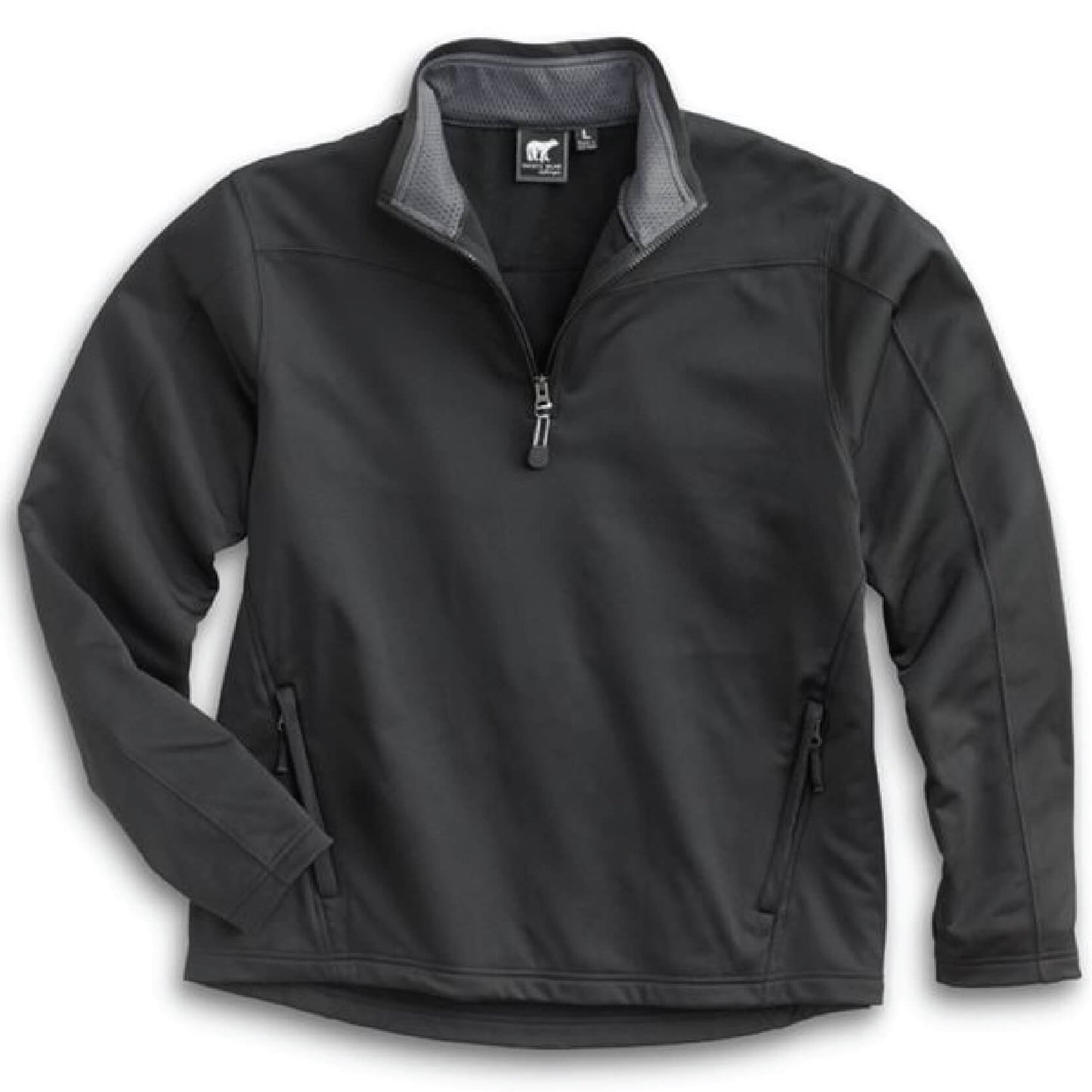 RDOT238T. Tall White Bear 1/4-Zip Performance Pullover