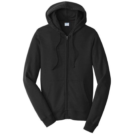 KM103. Fleece Full-Zip Hooded Sweatshirt