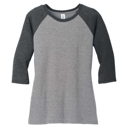 CAPLP109. Ladies' Perfect Tri ® 3/4-Sleeve Raglan