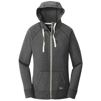 CAPLP107. Ladies Sueded Cotton Blend Full-Zip Hoodie