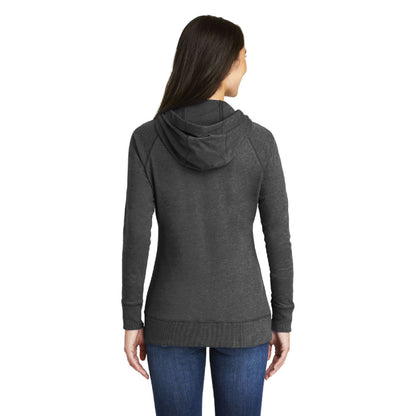 CAPLP107. Ladies Sueded Cotton Blend Full-Zip Hoodie