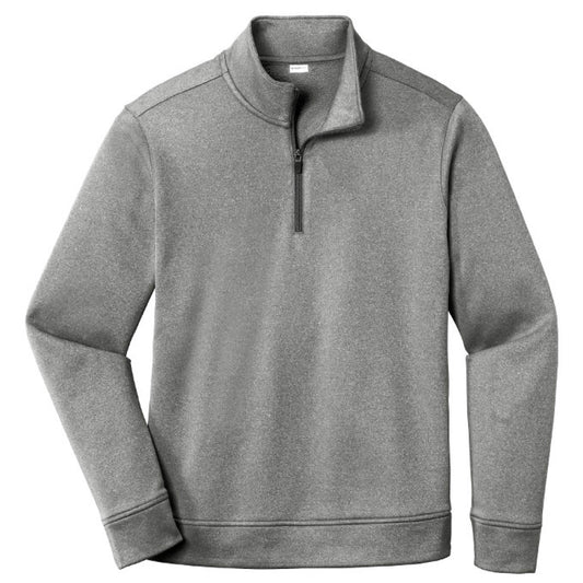 MPM107. PosiCharge® Heather Fleece 1/4-Zip Pullover