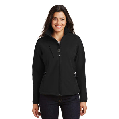 PP111. Ladies’ Textured Soft Shell Jacket
