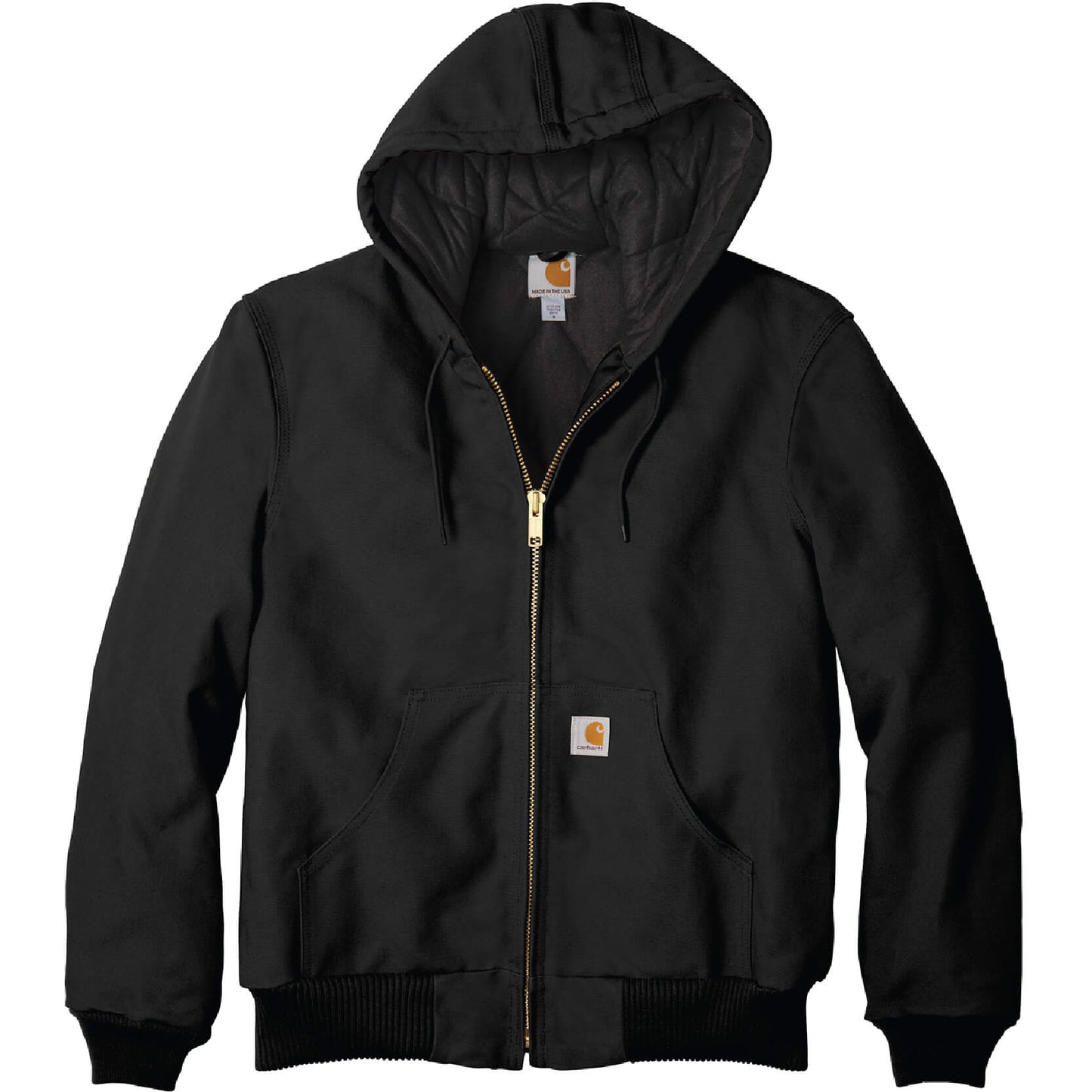 RDOT241. Carhartt® Quilted-Flannel-Lined Duck Active Jacket