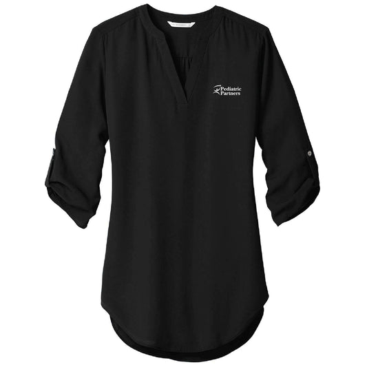 PP118. Port Authority ® Ladies 3/4-Sleeve Tunic Blouse