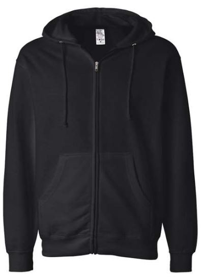 PC304. Independent Trading Co. Midweight Full-Zip Hooded Sweatshirt