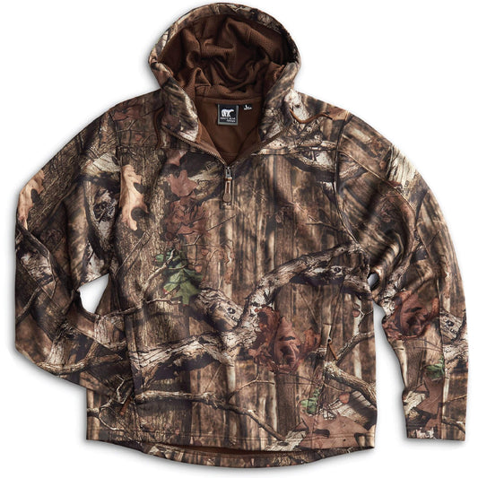 AS206T. Men's Tall White Bear Mossy Oak Camo Hoody