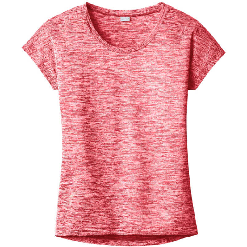 FLAG105. Sport-Tek® PosiCharge® Electric Heather Sporty Tee