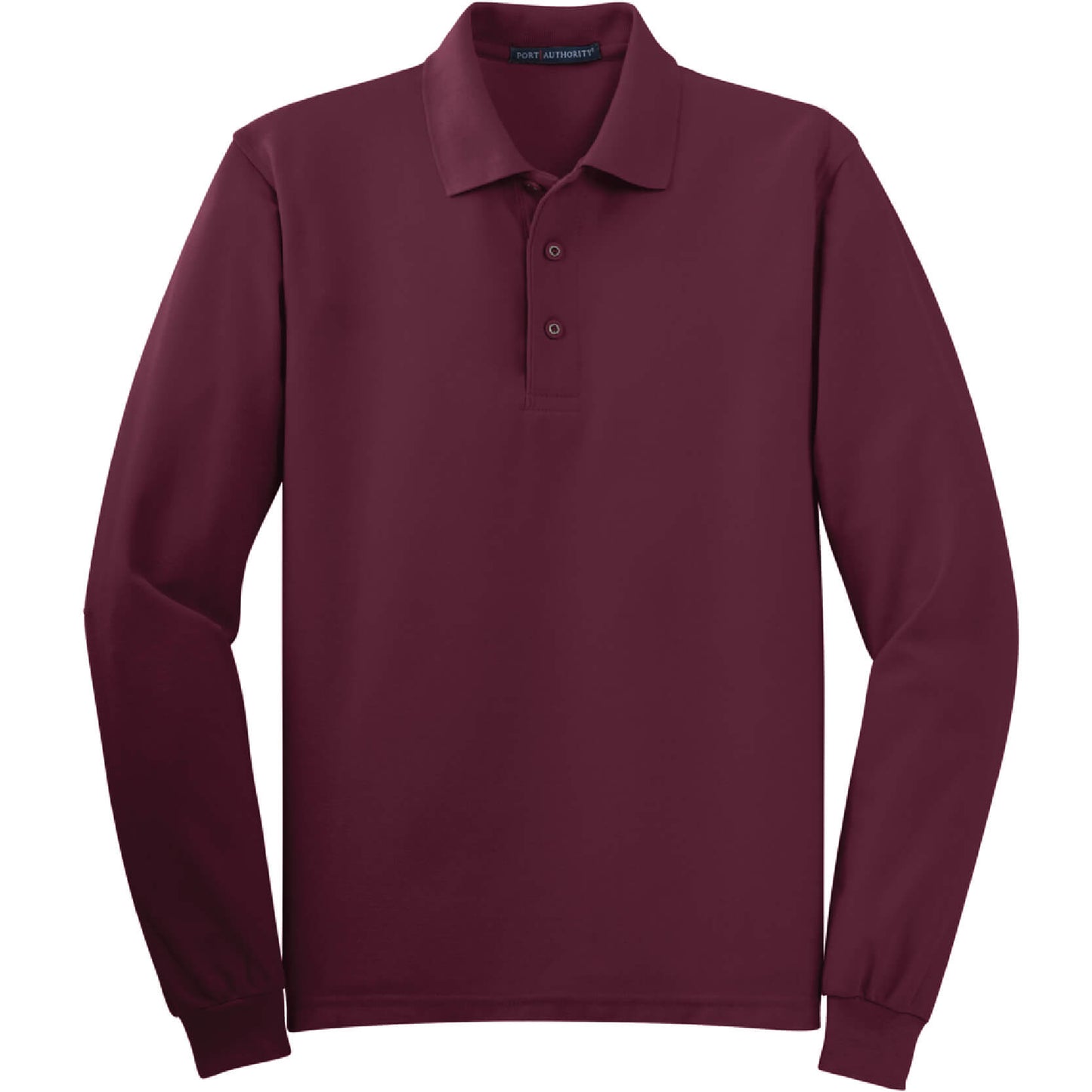 GC131. Men's Port Authority® Silk Touch™ Long Sleeve Polo
