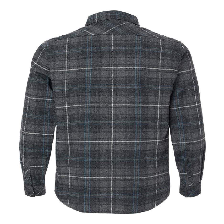 TRCN224. Burnside Open Pocket Flannel Shirt