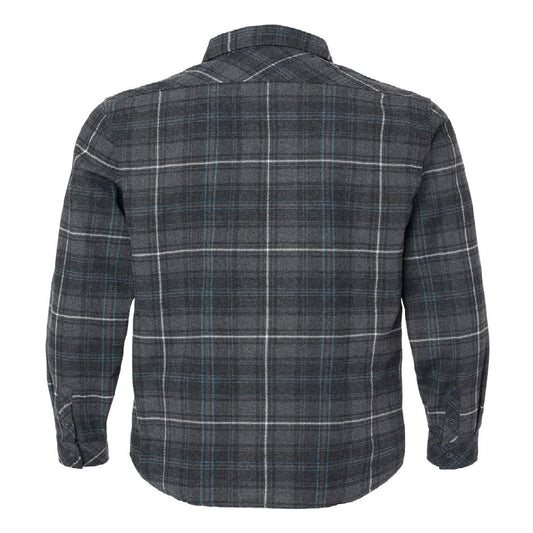 TRCN224. Burnside Open Pocket Flannel Shirt