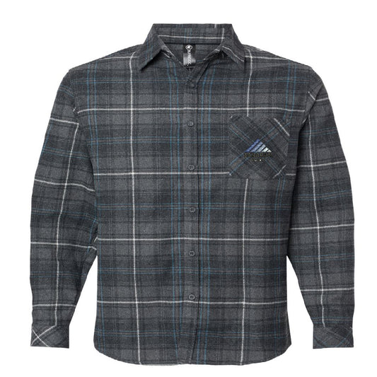 TRCN224. Burnside Open Pocket Flannel Shirt