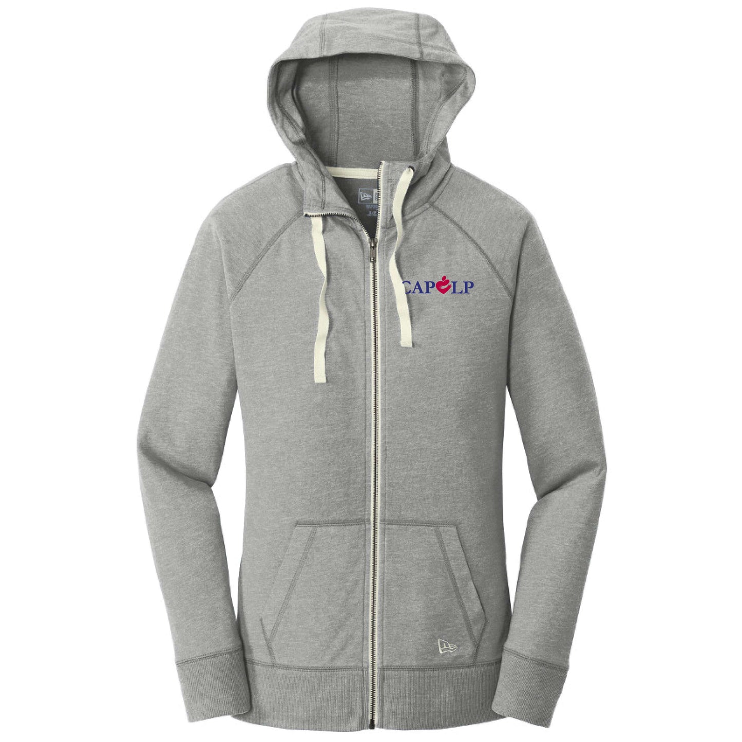 CAPLP107. Ladies Sueded Cotton Blend Full-Zip Hoodie