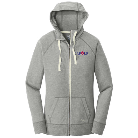 CAPLP107. Ladies Sueded Cotton Blend Full-Zip Hoodie
