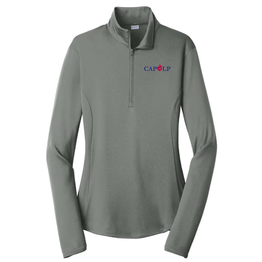 CAPLP108. Ladies PosiCharge® Competitor™ 1/4-Zip Pullover