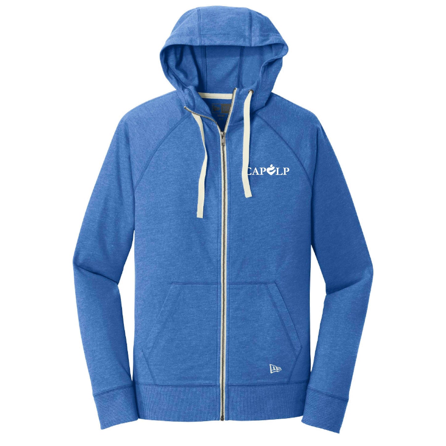 CAPLP204. Men's Sueded Cotton Blend Full-Zip Hoodie