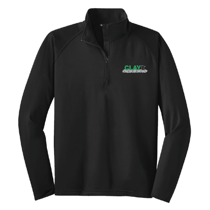 CC102. Men's Sport-Tek®Sport-Wick® Stretch 1/2-Zip Pullover Sweatshirt