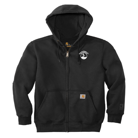 IBI404. Carhartt Rain Defender Paxton Heavyweight Hooded Zip-Front Sweatshirt